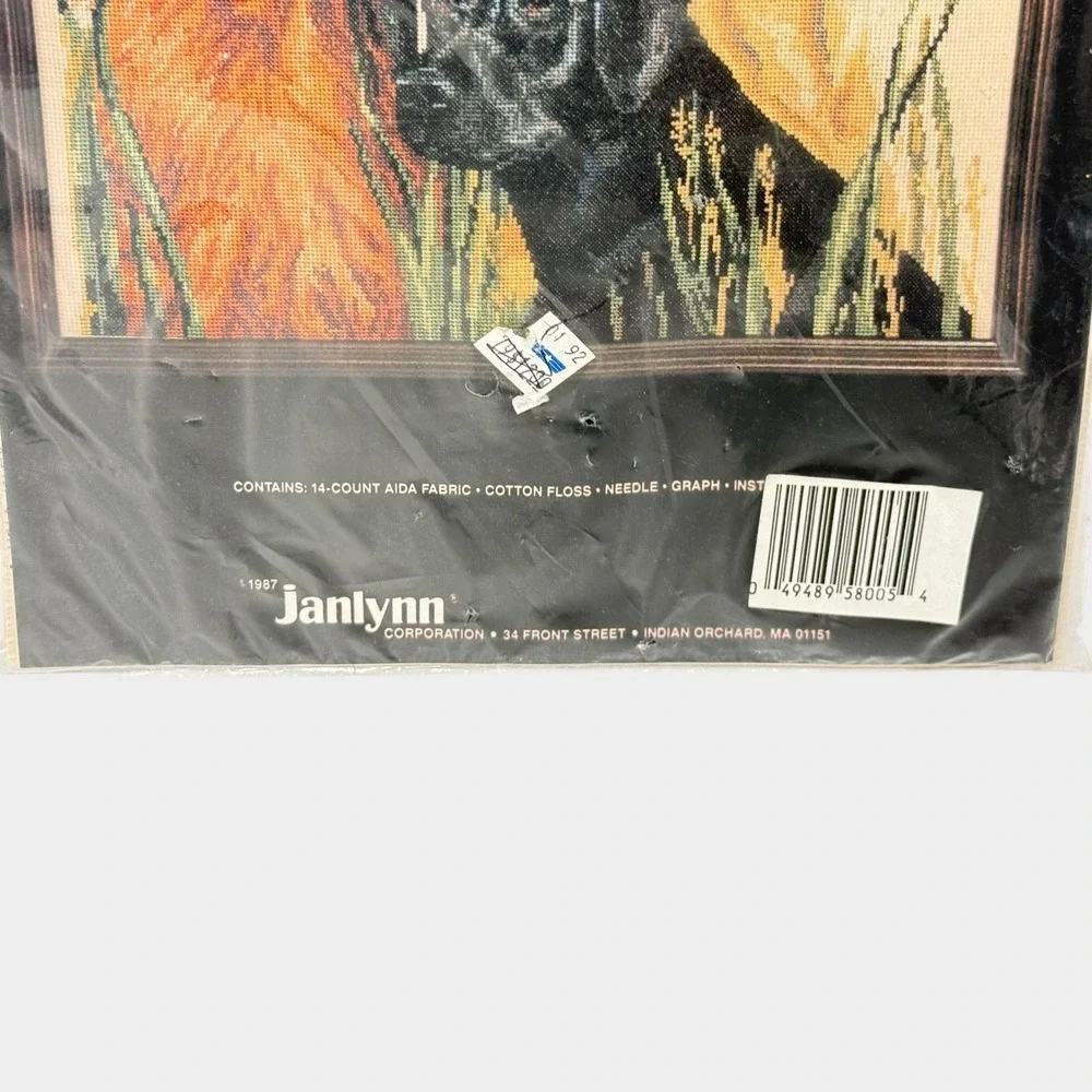 Janlynn Cross Stitch Kit Unisex OS Multi NEW 1987 Retrievers Dogs 58-5 VTG